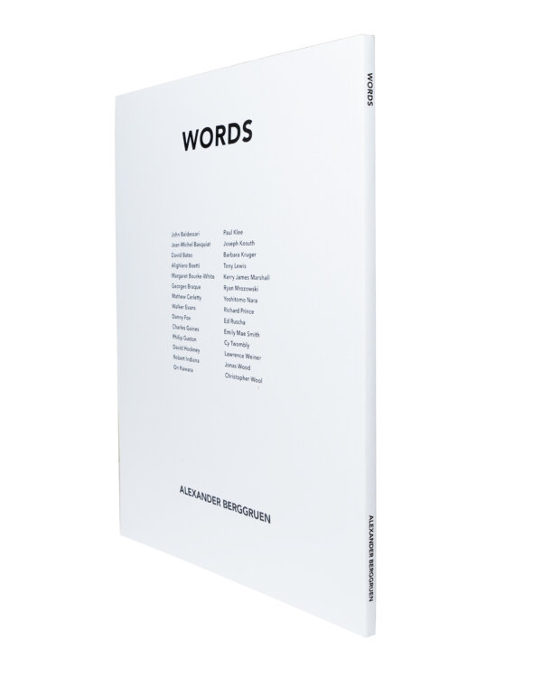 Words Exhibition Catalogue Product Photography