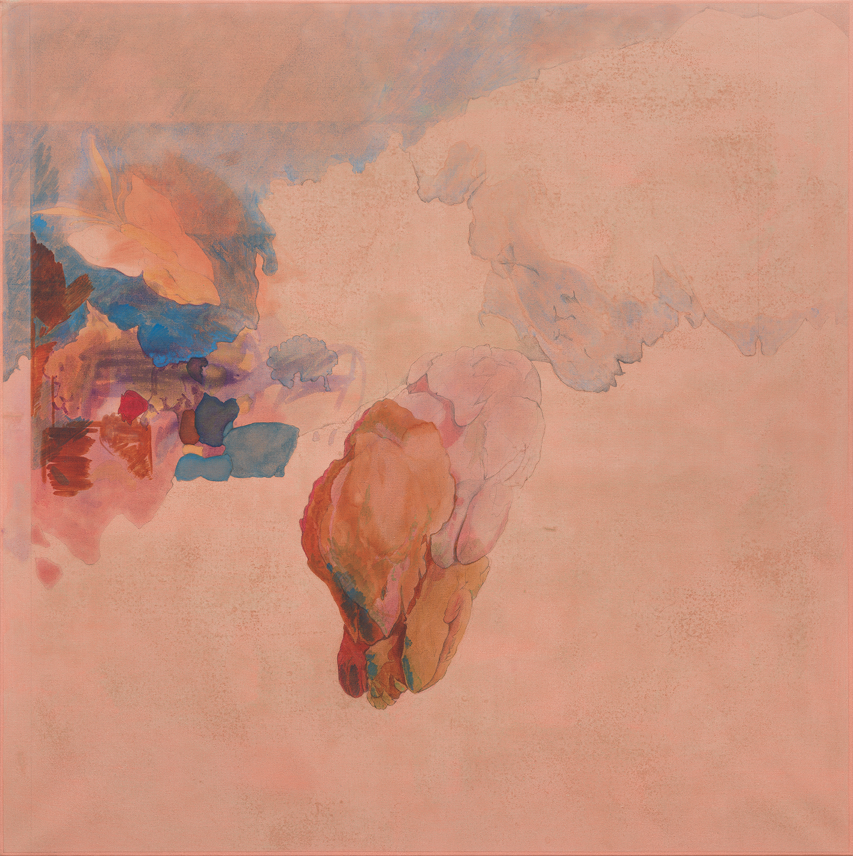 Dustin Hodges LEP_25, 2018 oil and graphite on linen 60 x 60 in. (152.4 x 152.4 cm.)