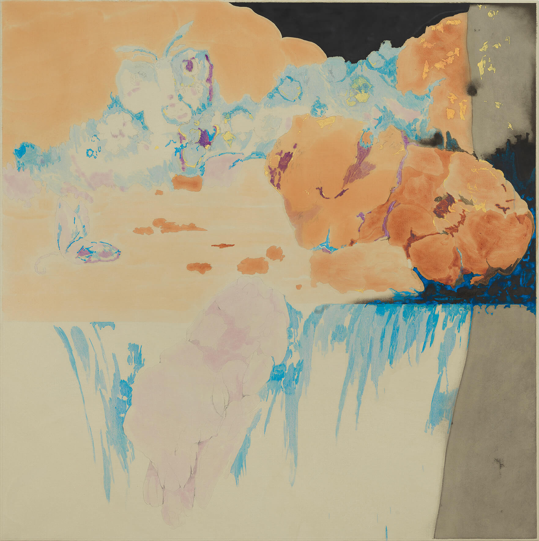 Dustin Hodges LEP_35, 2020 oil and graphite on linen 60 x 60 in. (152.4 x 152.4 cm.)