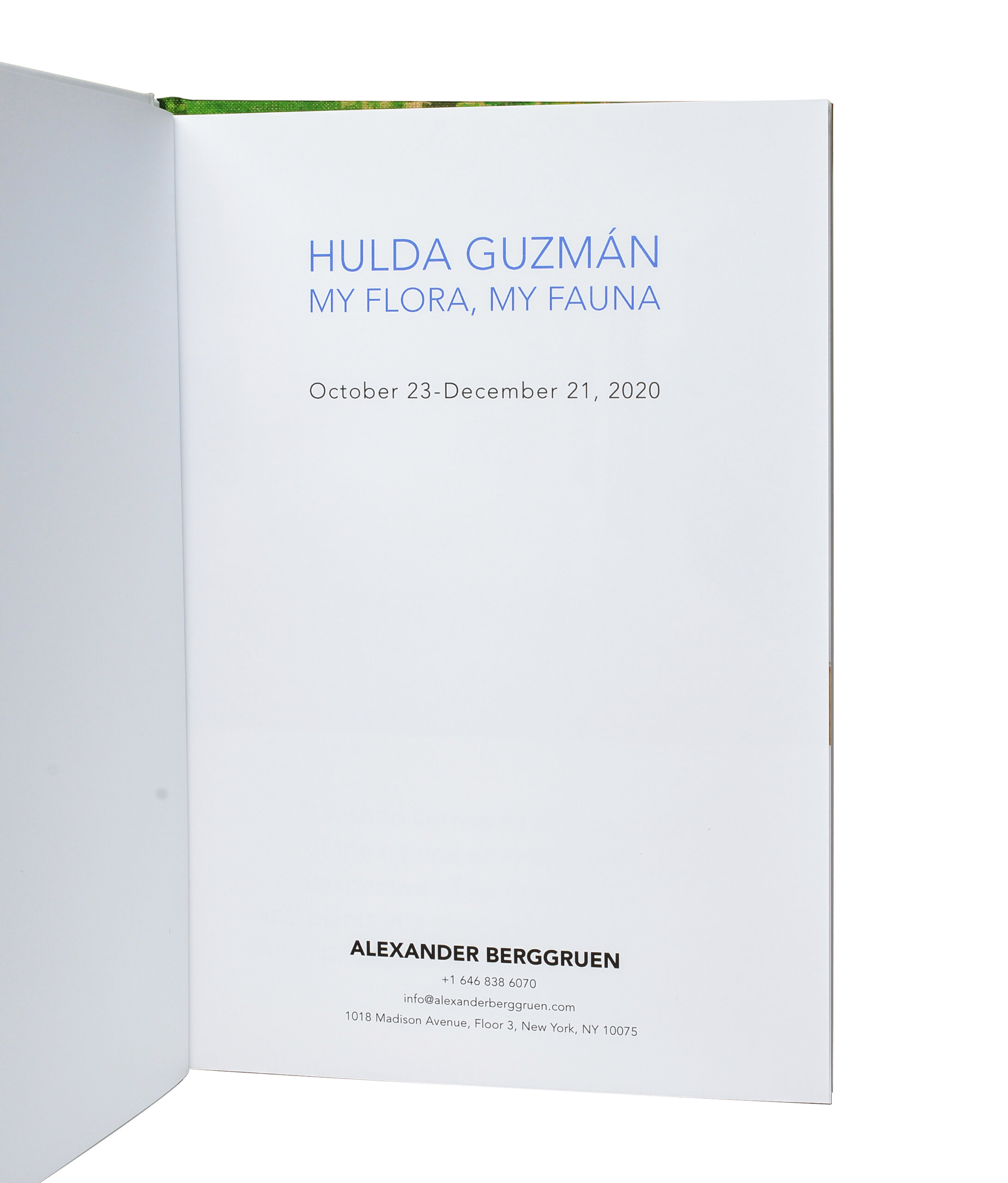 Hulda Guzmán: my flora, my fauna Exhibition Catalogue Product Photography