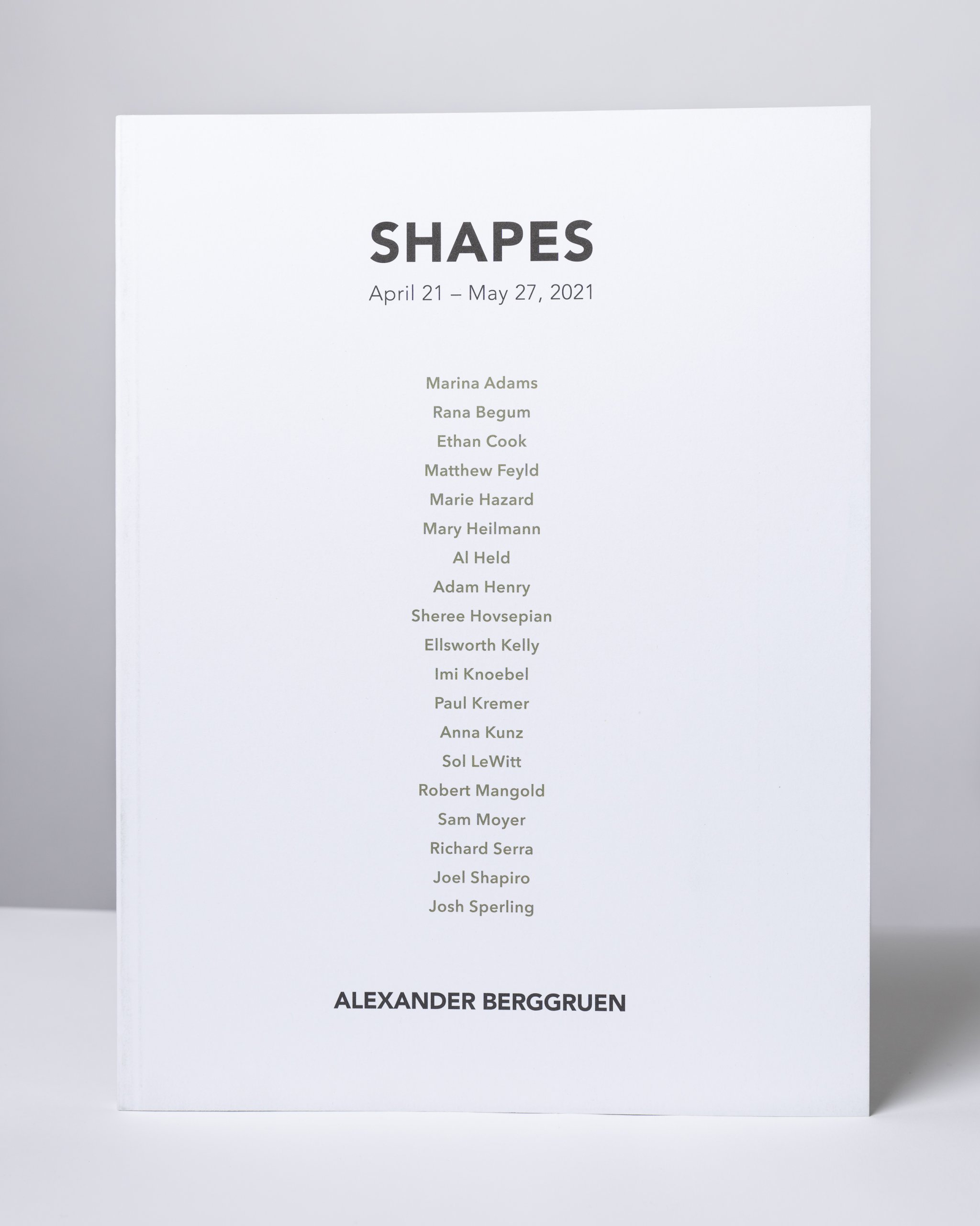 Shapes Exhibition Catalogue