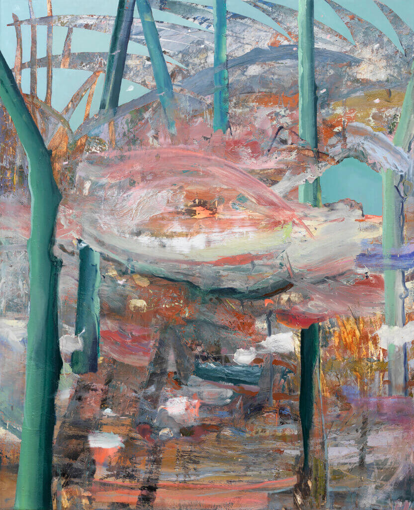 Madeline Peckenpaugh Standing Still, 2021 oil on canvas 64 x 52 in. (162.6 x 132.1 cm.)