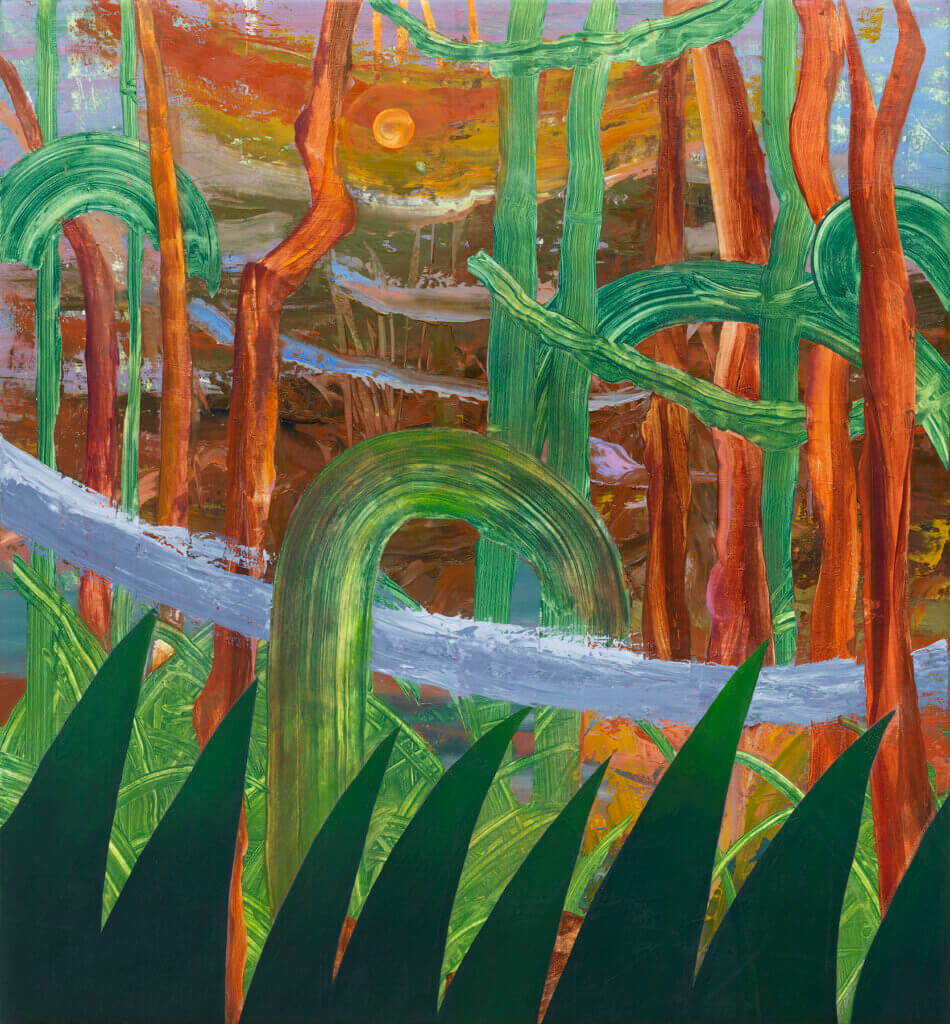Madeline Peckenpaugh Fertile Ground, 2021 oil on canvas 54 x 50 in. (137.2 x 127 cm.)