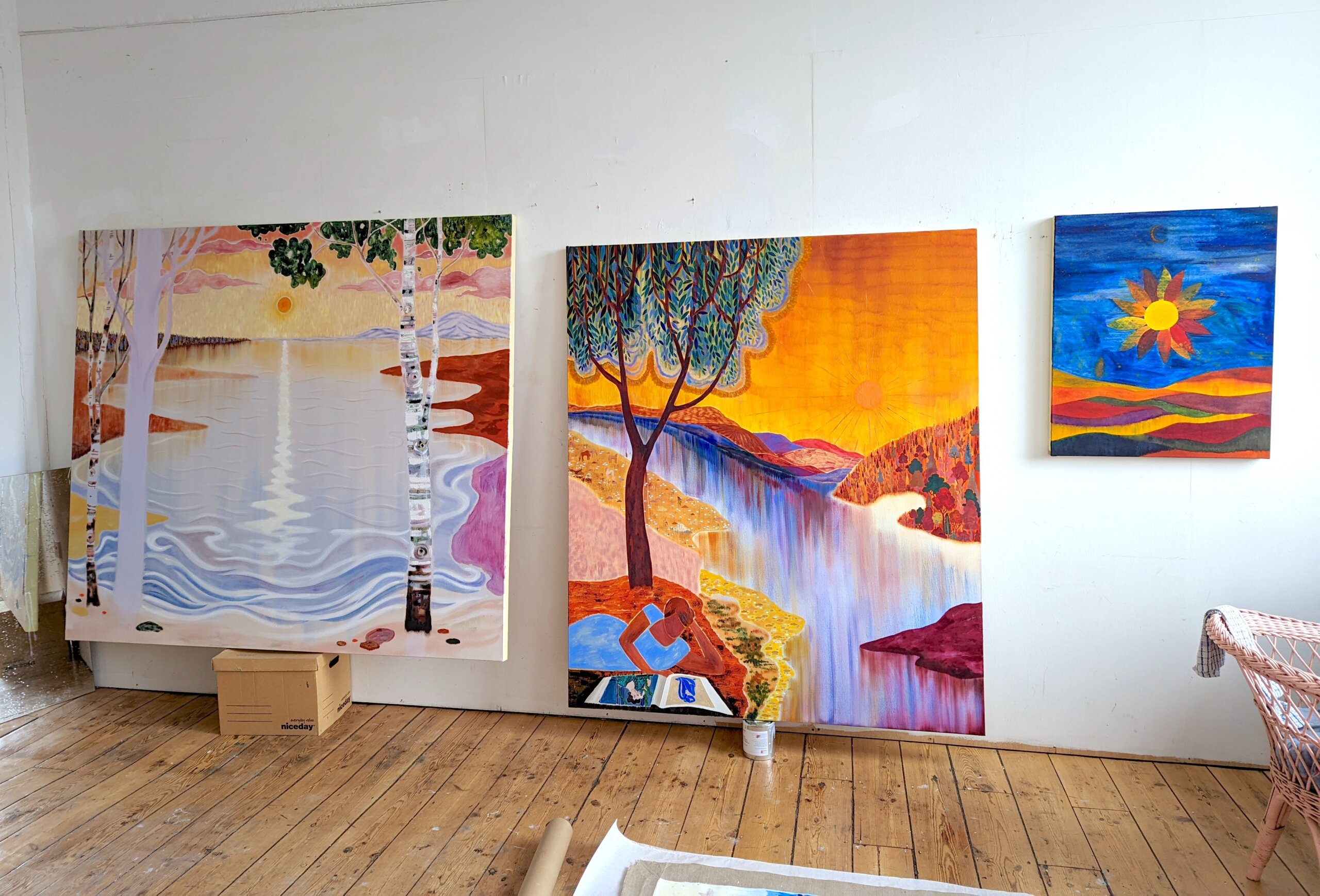 Freya Douglas-Morris's Studio, London, UK, 2022.
