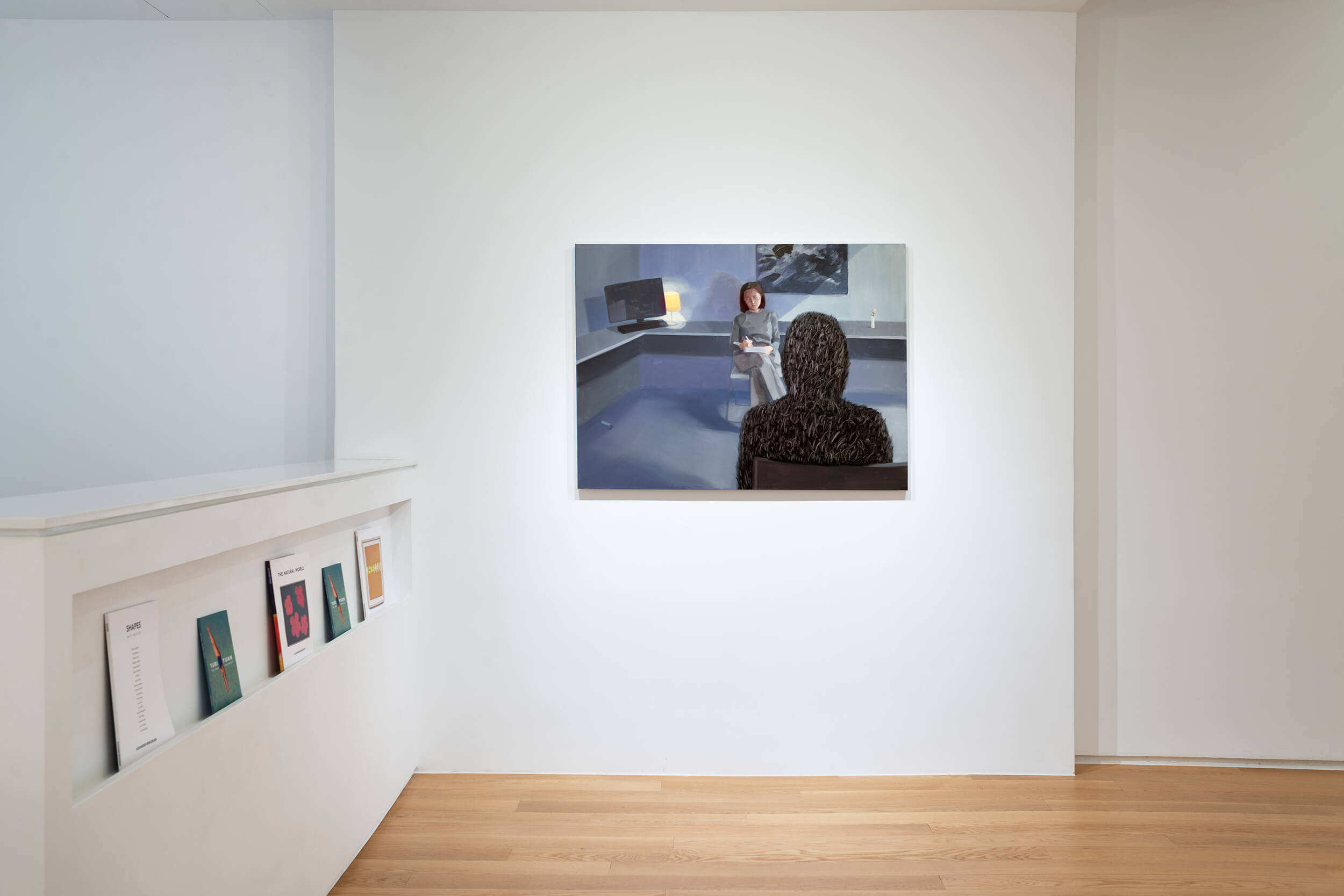 Installation view of Yuri Yuan: Dark Dreams (September 7-October 12, 2022) at Alexander Berggruen, NY. Photo: Philipp Hoffmann