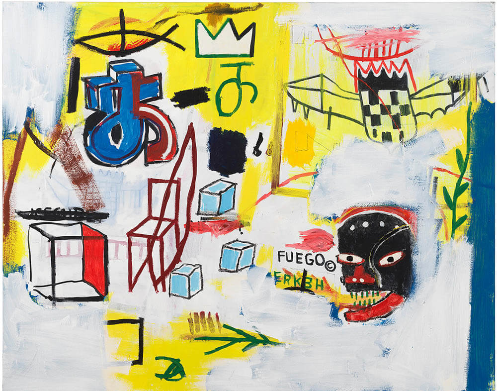 Jean-Michel Basquiat Zingest, 1984