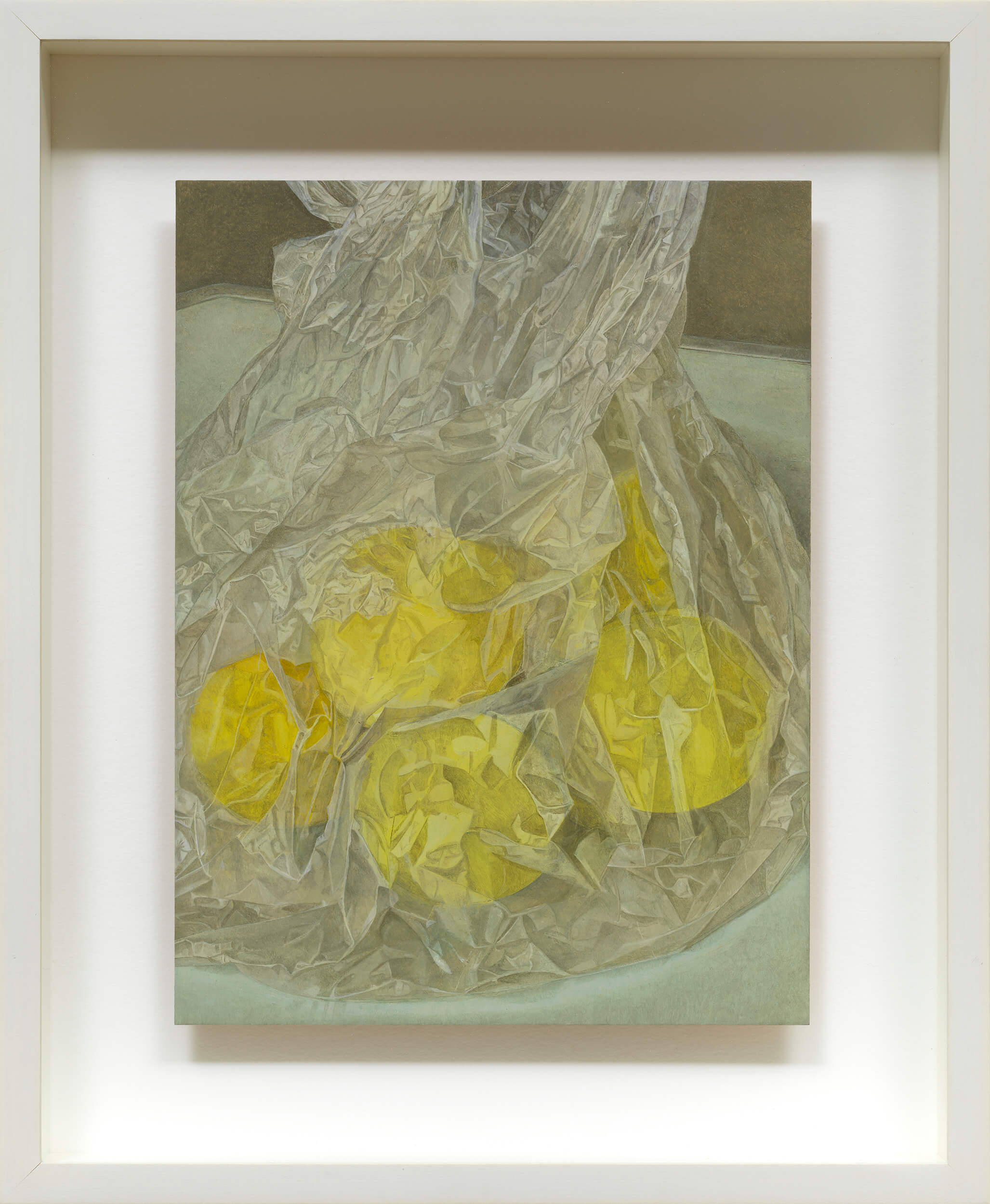 Esme Hodsoll Lemons, 2022 oil on copper, framed 7 7/8 x 5 7/8 in. (20 x 15 cm.)