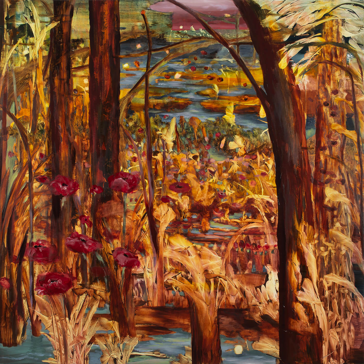 Madeline Peckenpaugh Thermal, 2024 oil on canvas 60 x 60 in. (152.4 x 152.4 cm.)