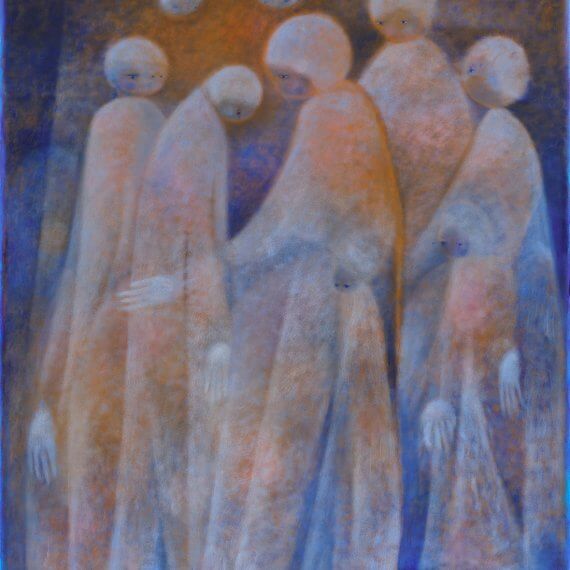 Tahnee Lonsdale Memories of Dusk, 2024 oil on canvas 70 x 55 in. (177.8 x 139.7 cm.)