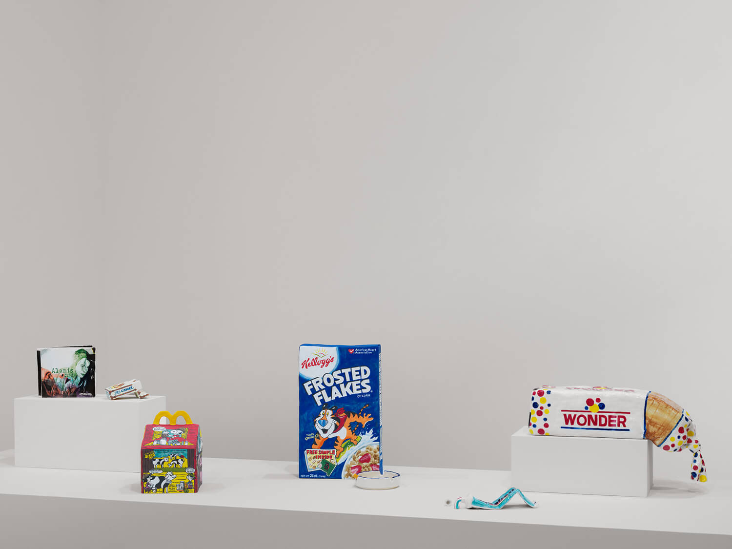 Installation view of Stephanie H. Shih: Domestic Bliss (January 22-February 26, 2025) at Alexander Berggruen, NY.