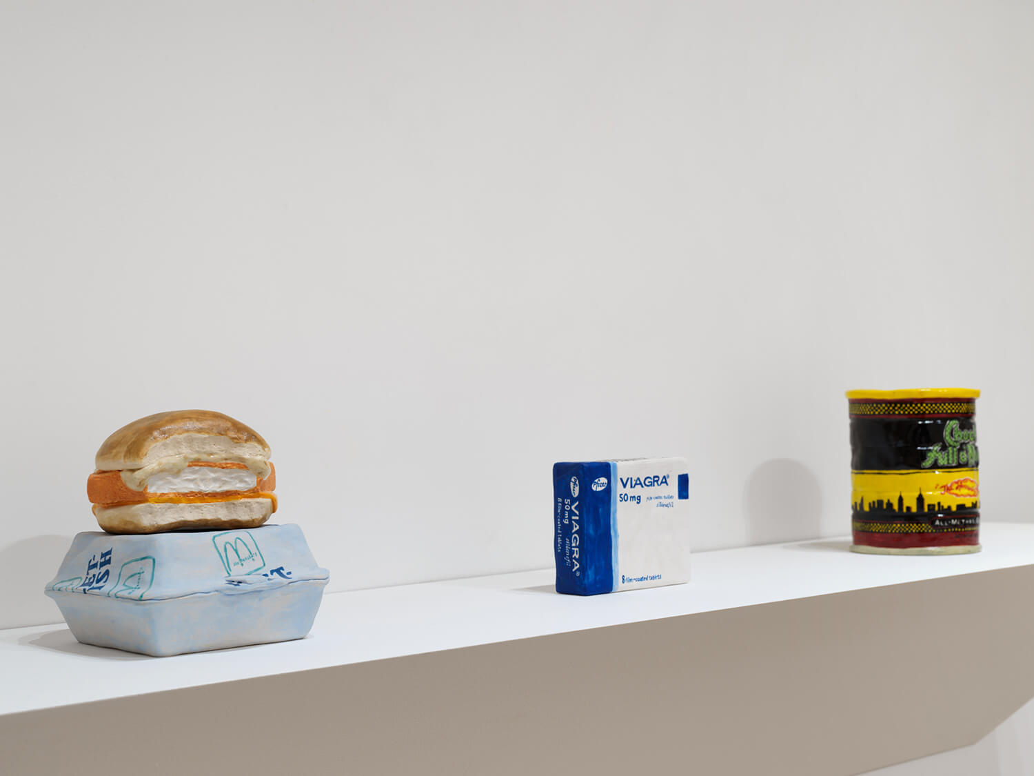 Installation view of Stephanie H. Shih: Domestic Bliss (January 22-February 26, 2025) at Alexander Berggruen, NY.