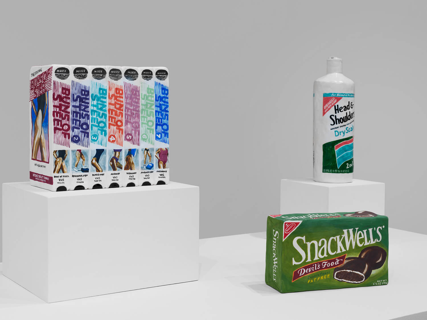 Installation view of Stephanie H. Shih: Domestic Bliss (January 22-February 26, 2025) at Alexander Berggruen, NY.
