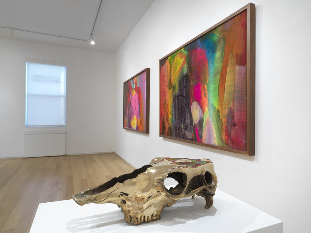 Installation view of Purpose (July 9-August 21, 2025) at Alexander Berggruen, NY.