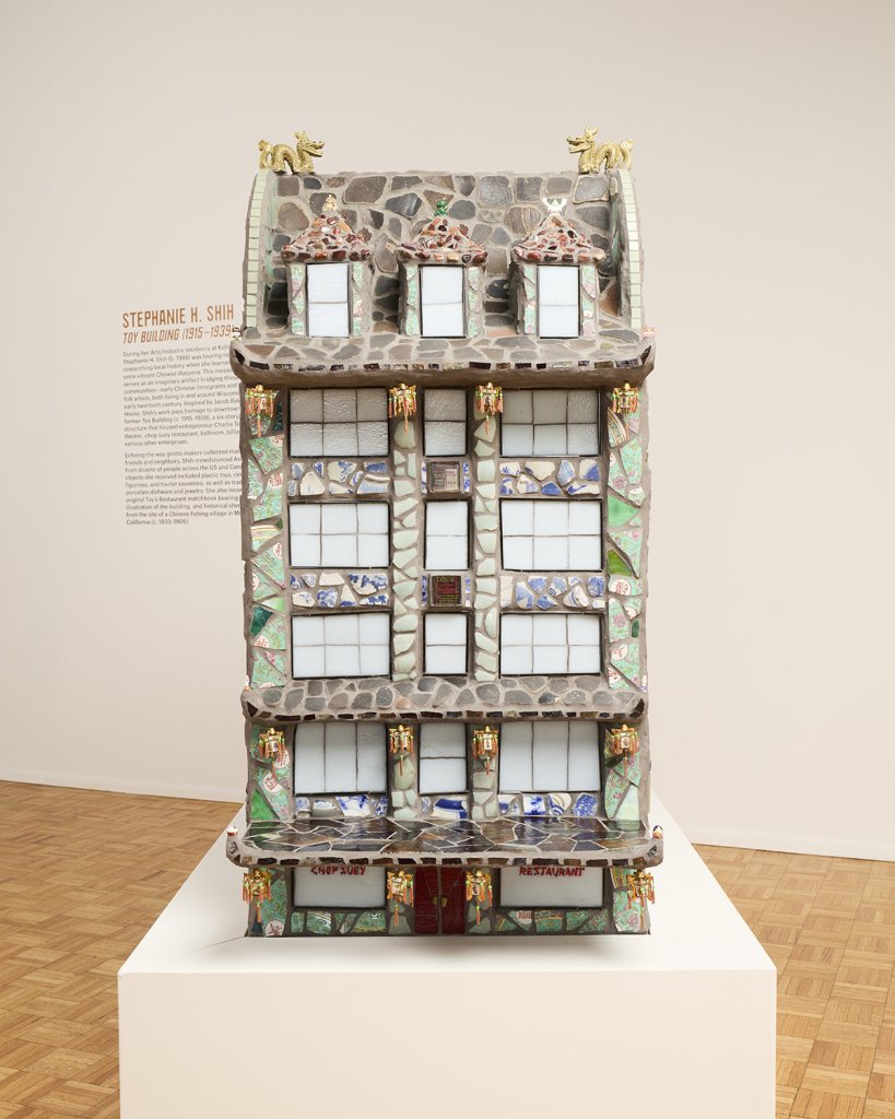 Installation view of A Beautiful Experience: The Midwest Grotto Tradition (June 7, 2025–May 10, 2026) at John Michael Kohler Arts Center, Sheboygan, WI. Courtesy of the John Michael Kohler Arts Center.