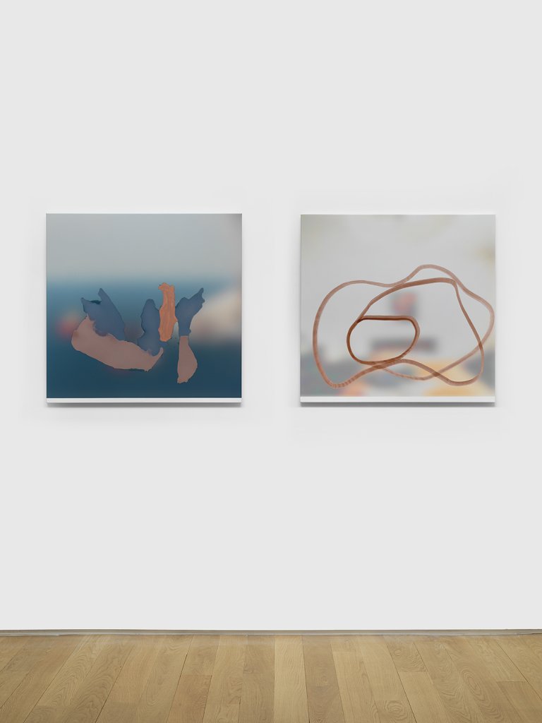 Installation view of Purpose (July 9-August 21, 2025) at Alexander Berggruen, NY.