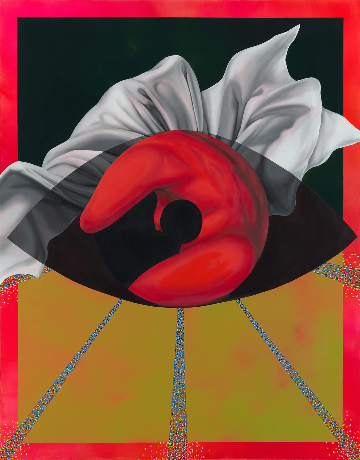 Brittney Leeanne Williams The Body Is an Eye, 2025 oil on canvas 48 x 38 in. (121.9 x 96.5 cm.)