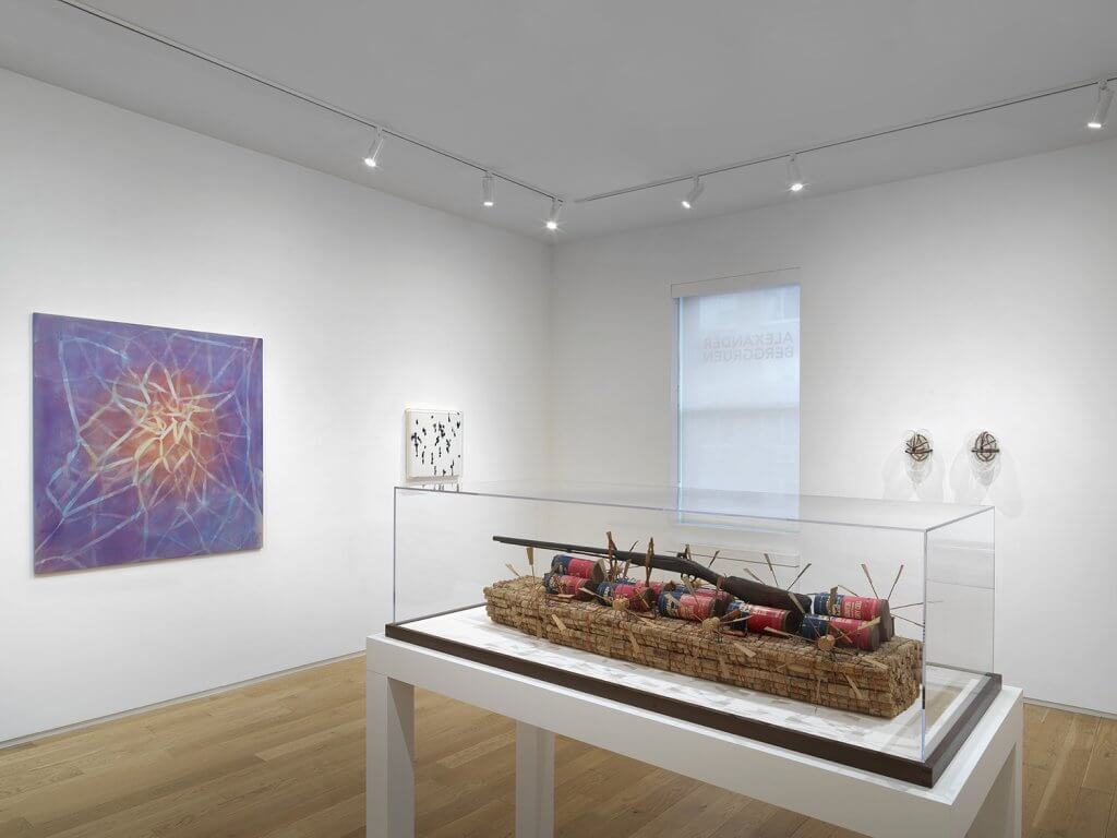 Installation view of Purpose (July 9-August 21, 2025) at Alexander Berggruen, NY.