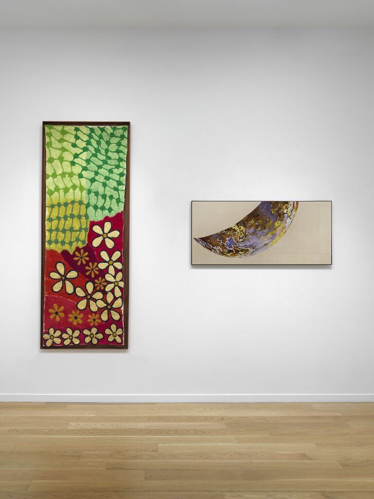 Installation view of Purpose (July 9-August 21, 2025) at Alexander Berggruen, NY.