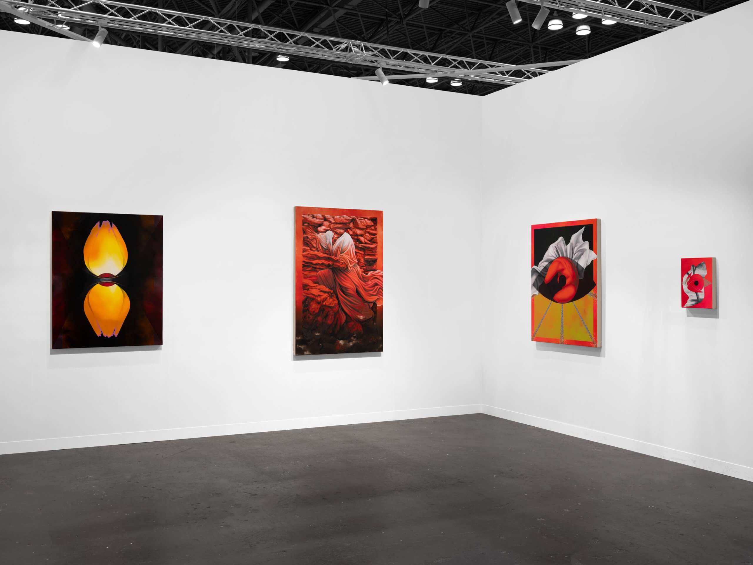 Installation view of Brittney Leeanne Williams at The Armory Show, New York, NY (September 5-7, 2025 / VIP Preview — September 4, 2025).
