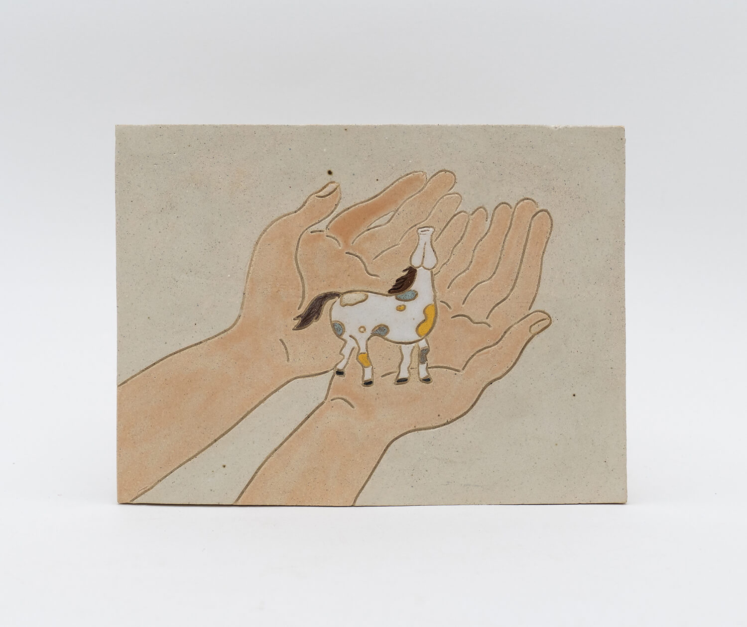 Kevin McNamee-Tweed Untitled, 2025 glazed ceramic 5 x 6 3/4 in. (12.7 x 17.1 cm.)