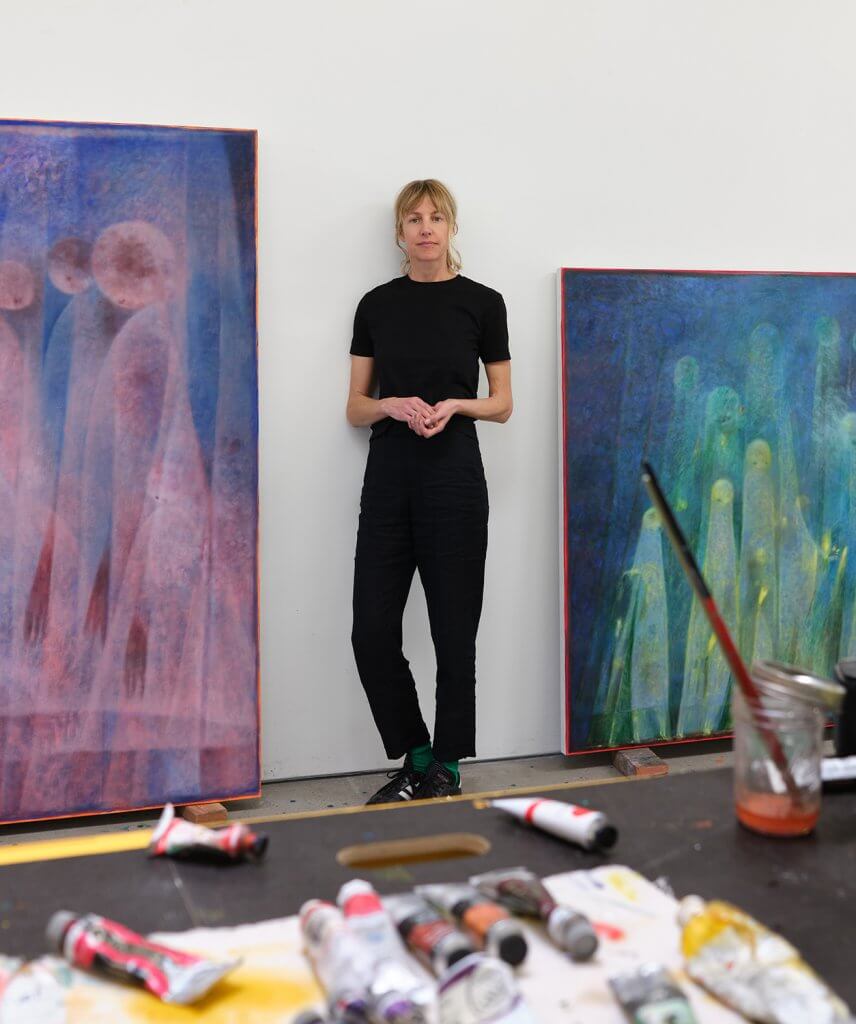 Tahnee Lonsdale in the studio, Los Angeles, CA, 2026. Photo: Nik Massey.