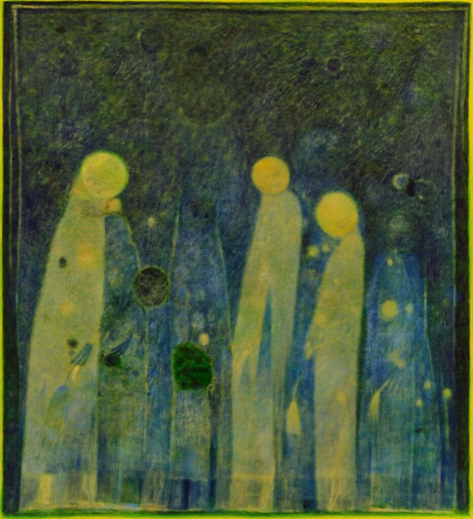 Tahnee Lonsdale We Rise, 2026 oil on linen 55 x 50 in. (139.7 x 127 cm.)