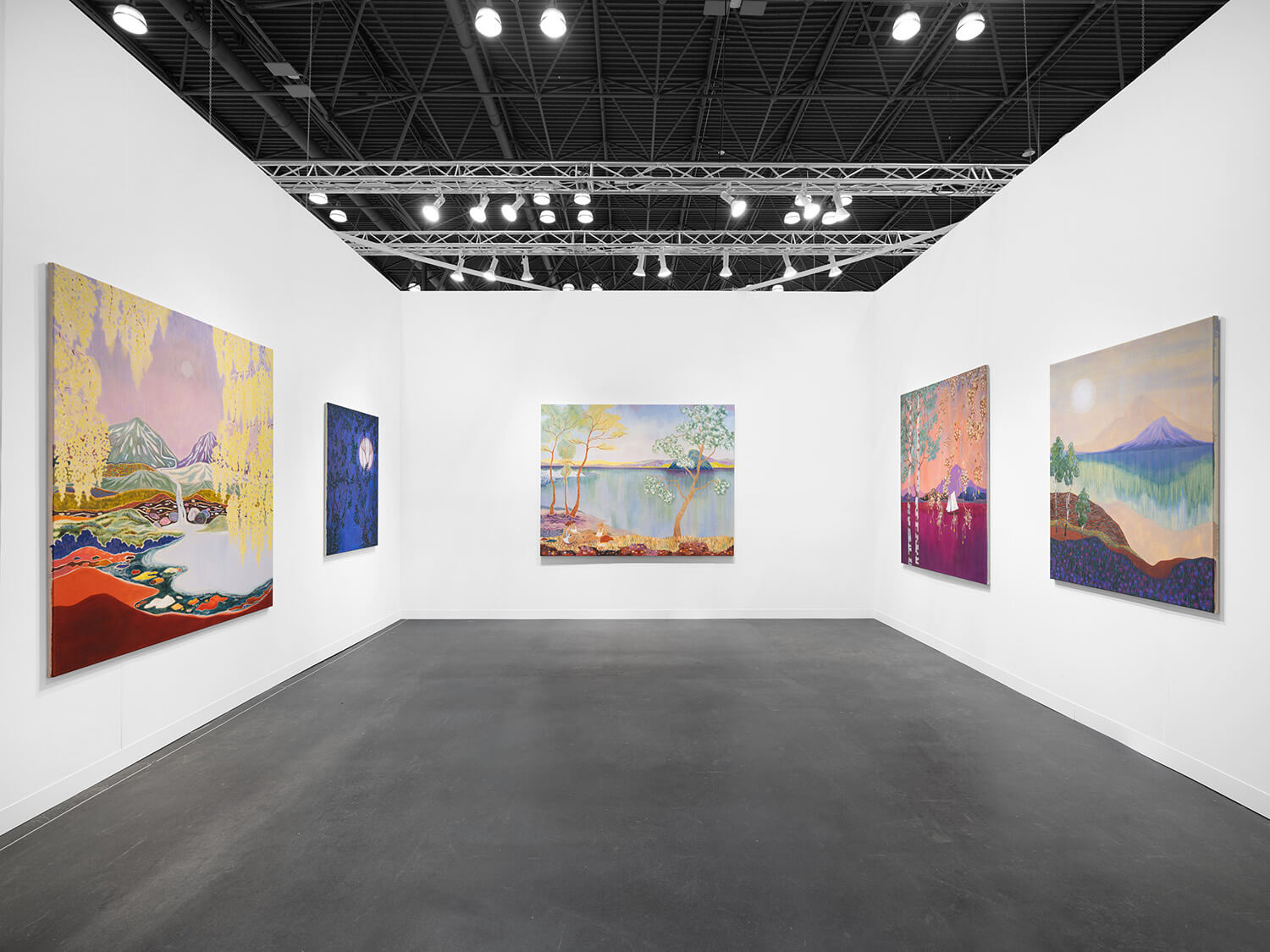 Freya Douglas-Morris solo booth with Alexander Berggruen at The Armory Show 2024