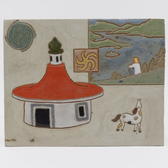 Kevin McNamee-Tweed, Untitled, 2025, Glazed ceramic, 5.5 x 6.75 inches. Included in Kevin McNamee-Tweed: Honey on the Wheel (February 15-April 12, 2026), Tatjana Pieters, Ghent, Belgium