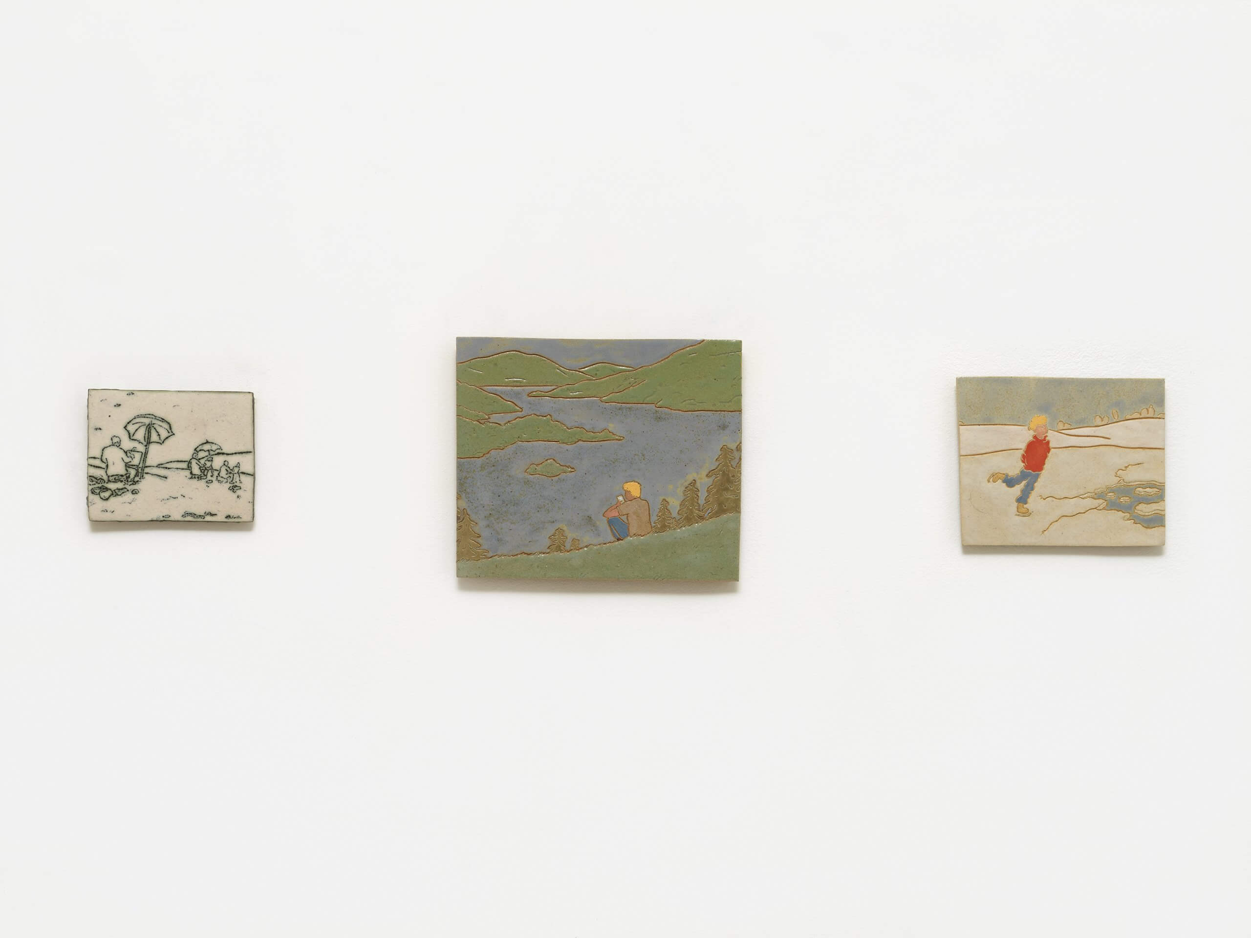 Installation view of Kevin McNamee-Tweed: The Weather (March 5-April 1, 2026) at Alexander Berggruen, NY. Photo: Dario Lasagni