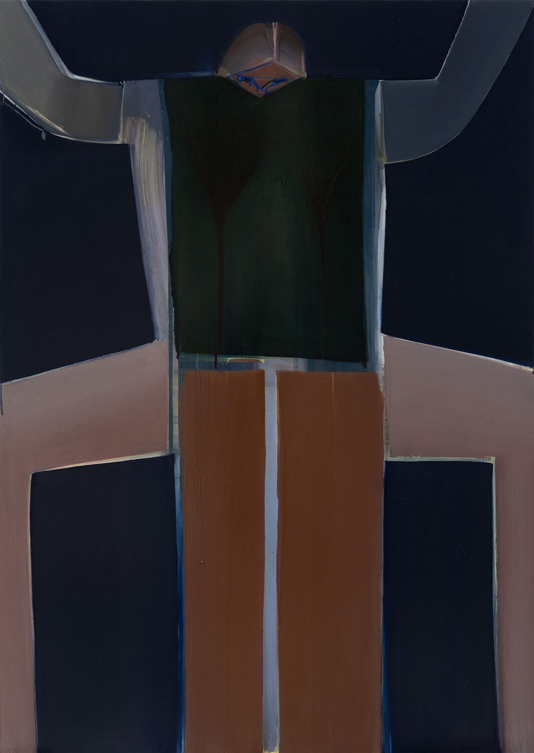 Heidi Hahn Alas, Alas, At Last #4, 2026 oil on linen 77 x 55 in. (195.6 x 139.7 cm.)