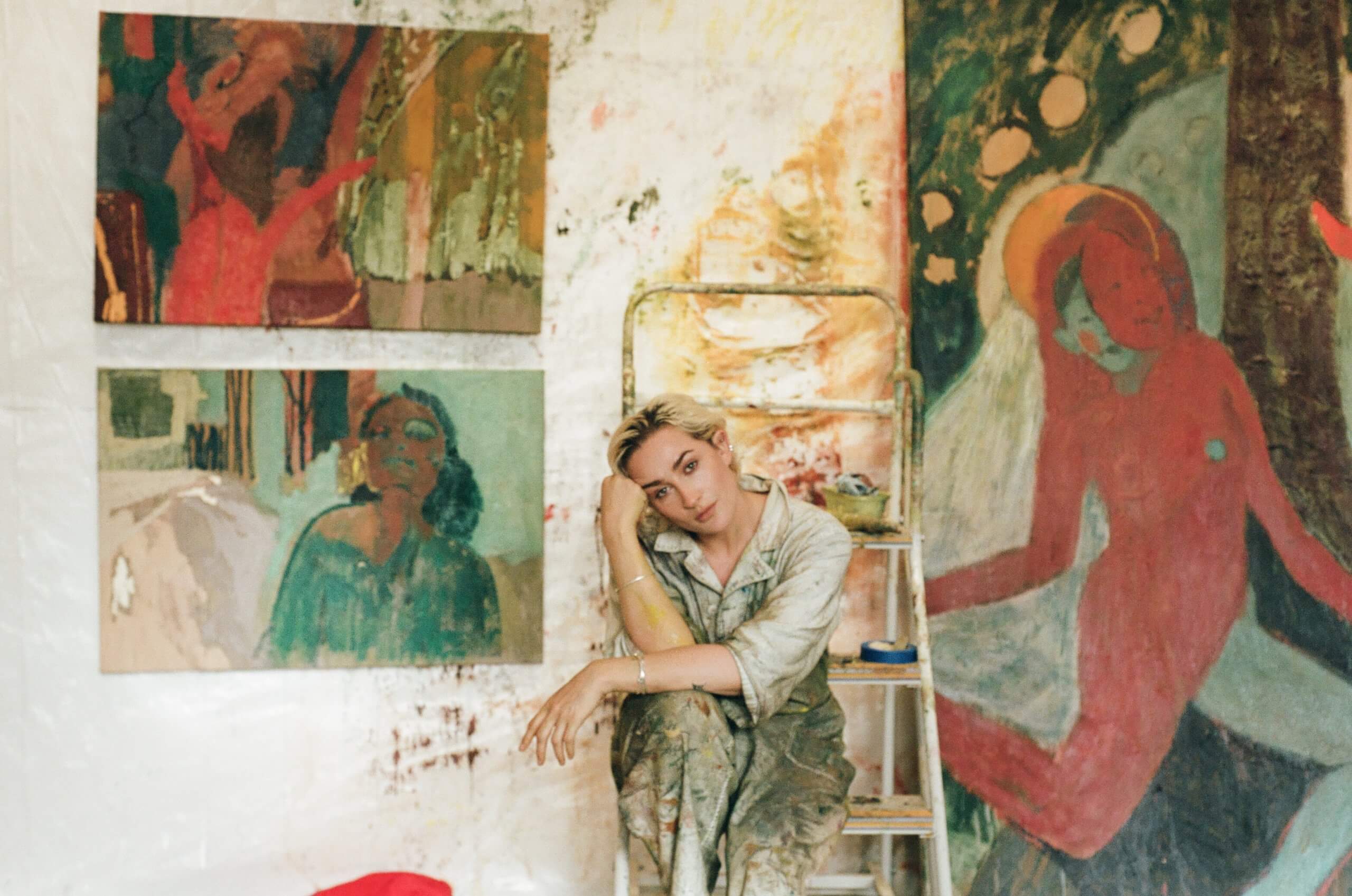 Emma Fineman in the studio. Photo: Julia Batavia