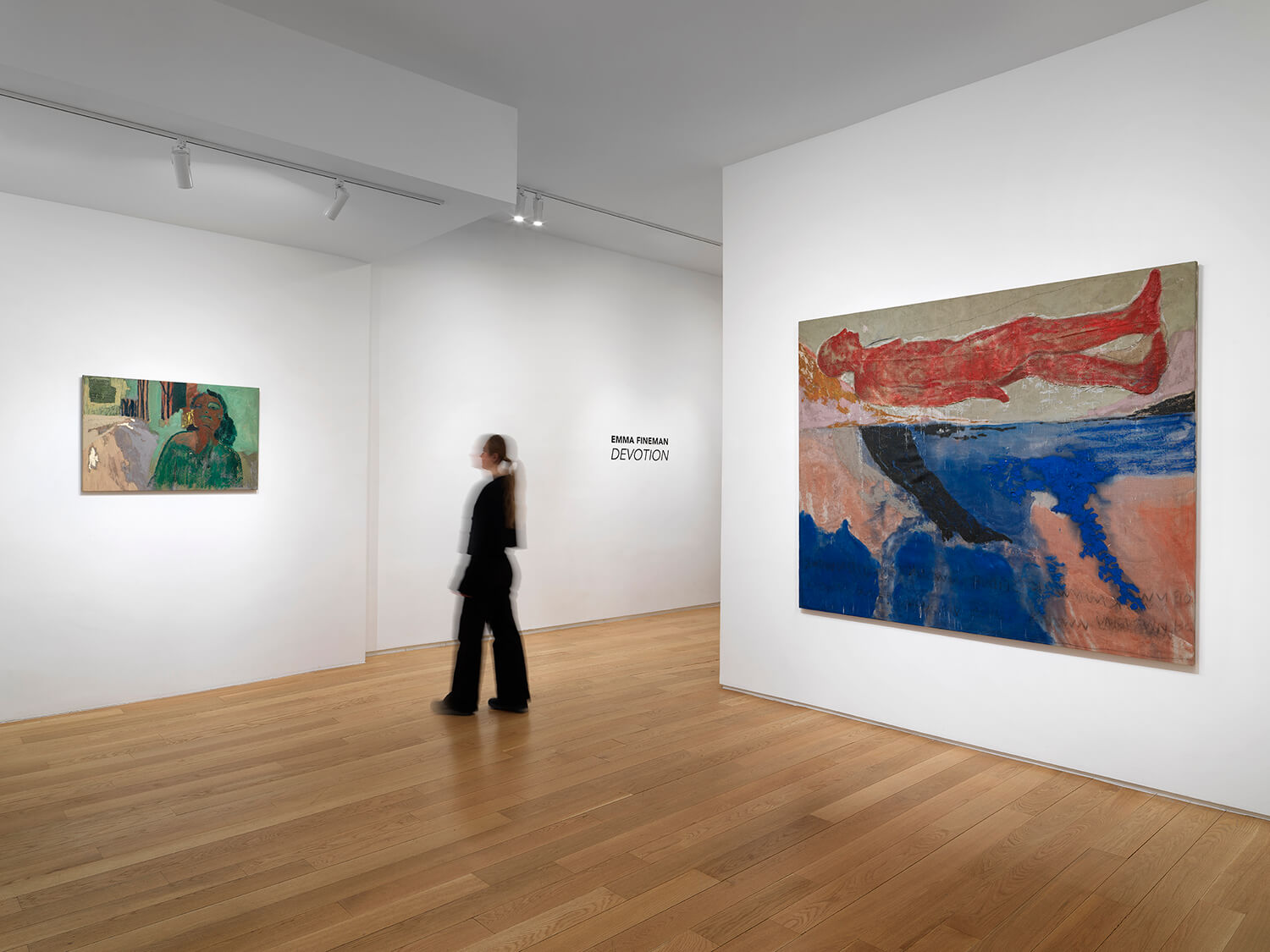 Installation view "Emma Fineman: Devotion" (May 19-June 24, 2026) at Alexander Berggruen, NY. Photo: Dario Lasagni