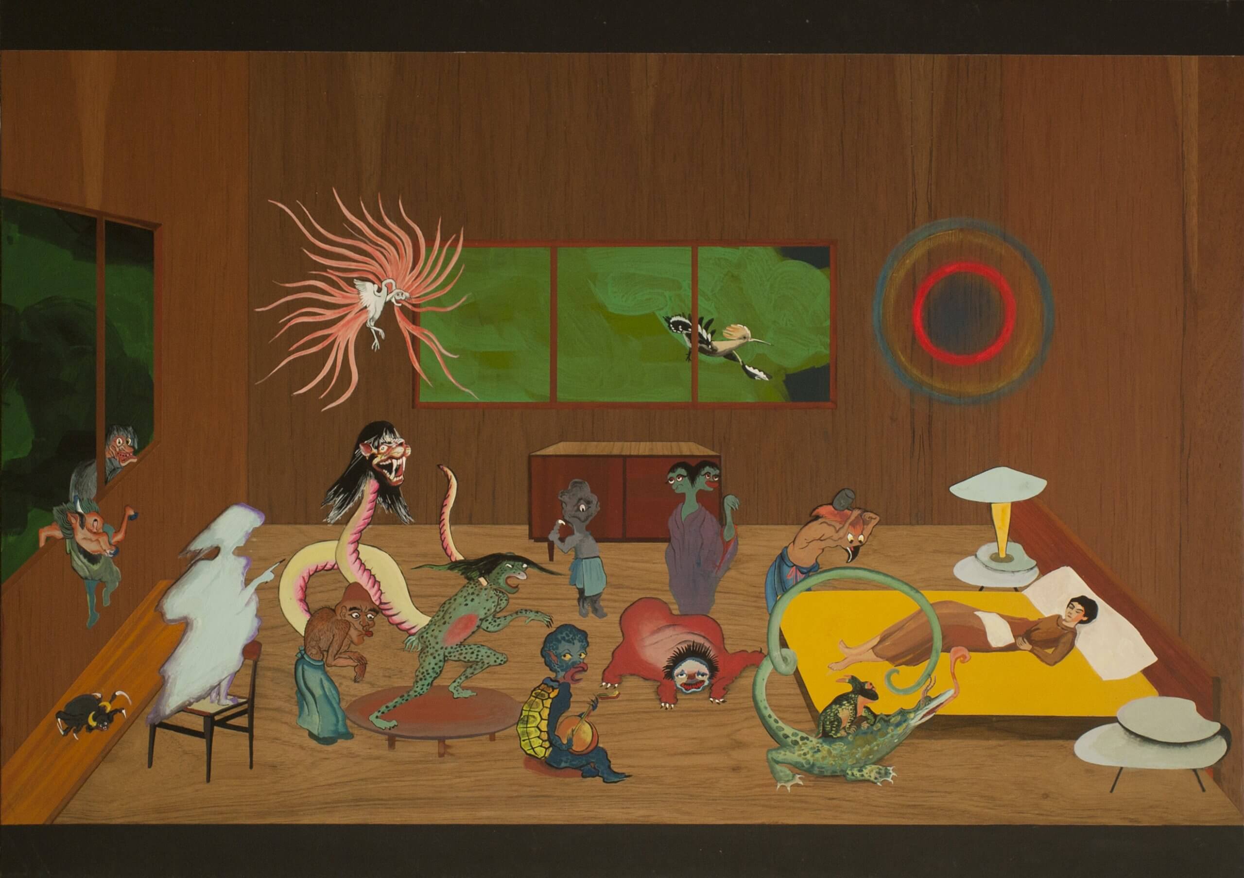 Sickness as a Wonderful Part of It, a painting by Hulda Guzmán, whose work is on view this month at Turner Contemporary, in Margate, England © Hulda Guzmán. Courtesy the artist and Alexander Berggruen, New York City. Benedicta M. Badia Collection