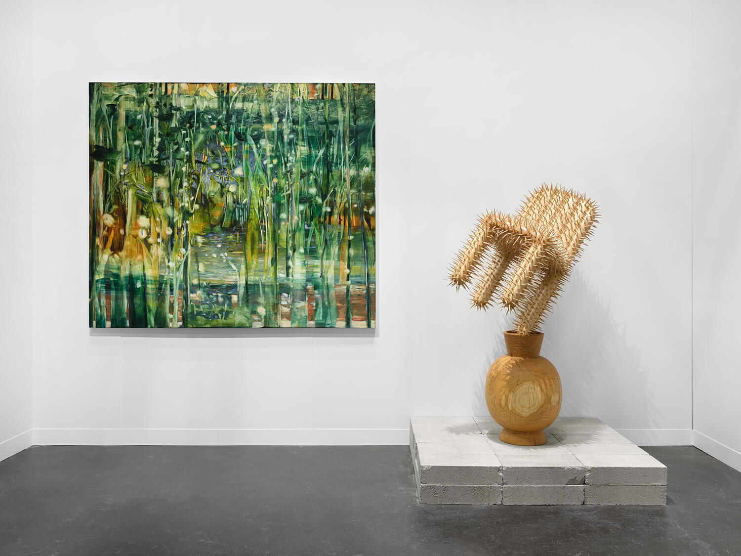 Installation view of Raul De Lara and Madeline Peckenpaugh at The Armory Show (September 25-27, 2026 / VIP Preview — September 24, 2026), New York, NY, Booth P5. Photo: Daniel Greer