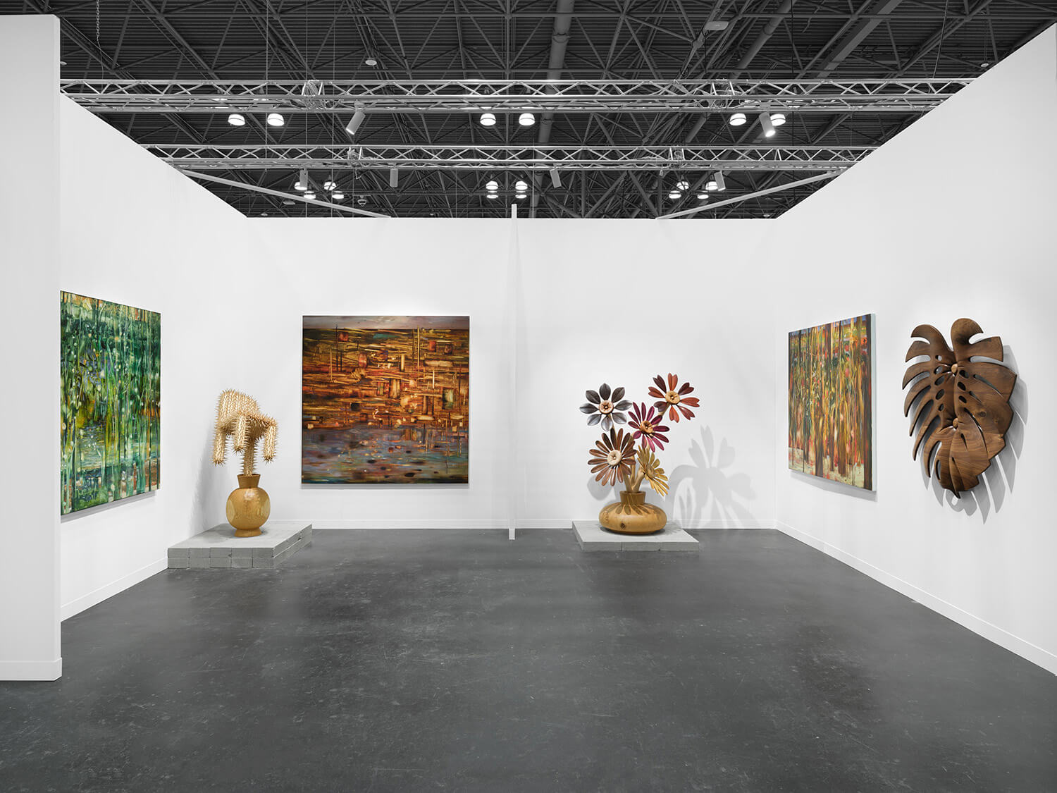 Installation view of Raul De Lara and Madeline Peckenpaugh at The Armory Show (September 25-27, 2026 / VIP Preview — September 24, 2026), New York, NY, Booth P5. Photo: Daniel Greer