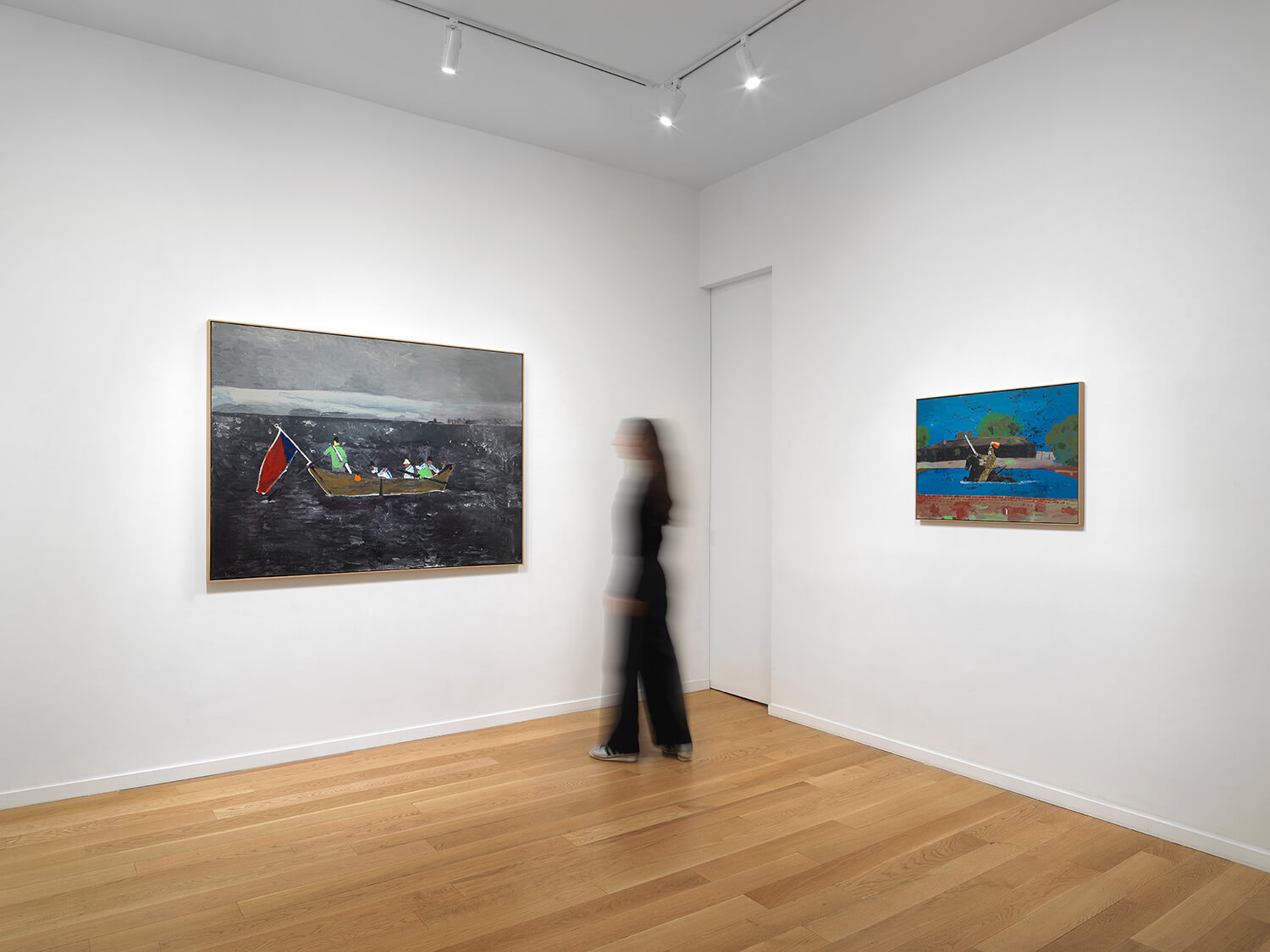 Installation image of Danny Fox: Fata Morgana (September 9-October 7, 2026) at Alexander Berggruen, NY. Photo: Dario Lasagni