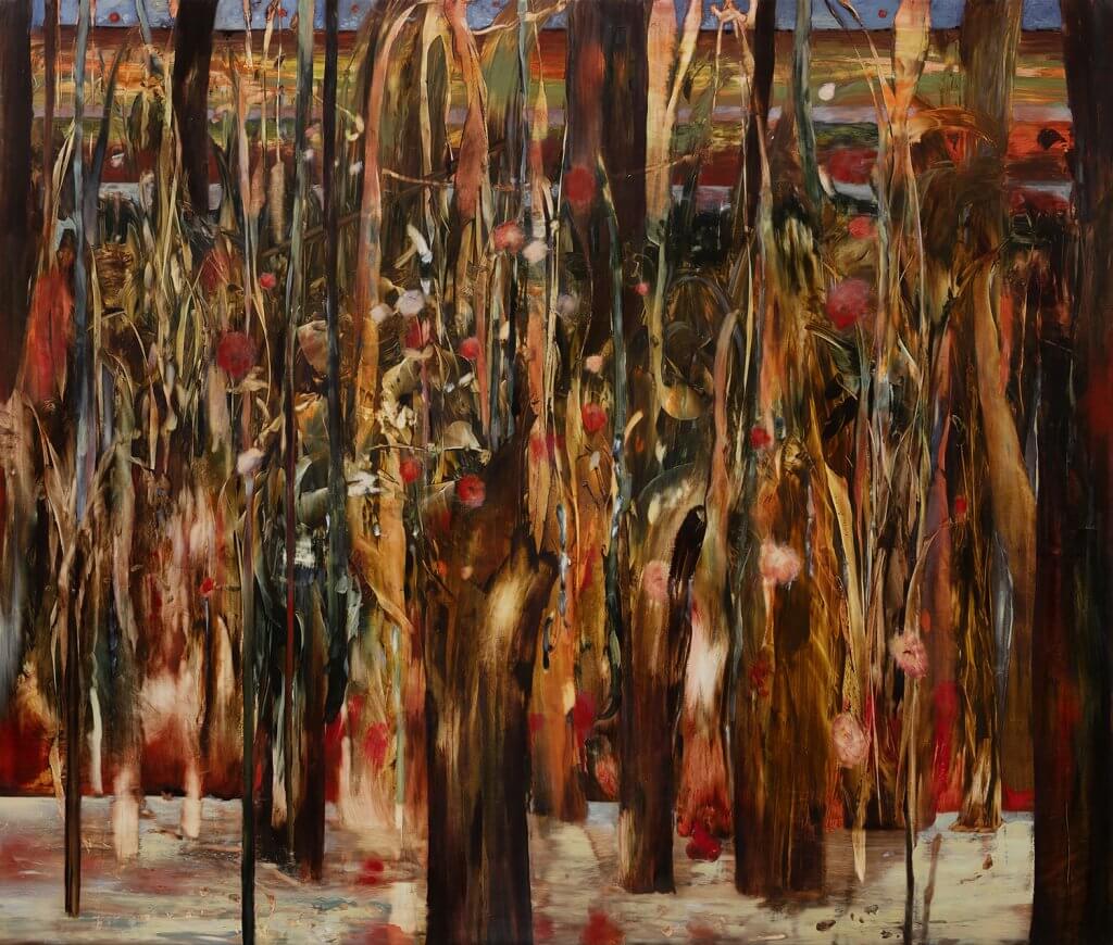 Madeline Peckenpaugh Familiar Return, 2026 oil on canvas 70 x 60 in. (177.8 x 152.4 cm.)