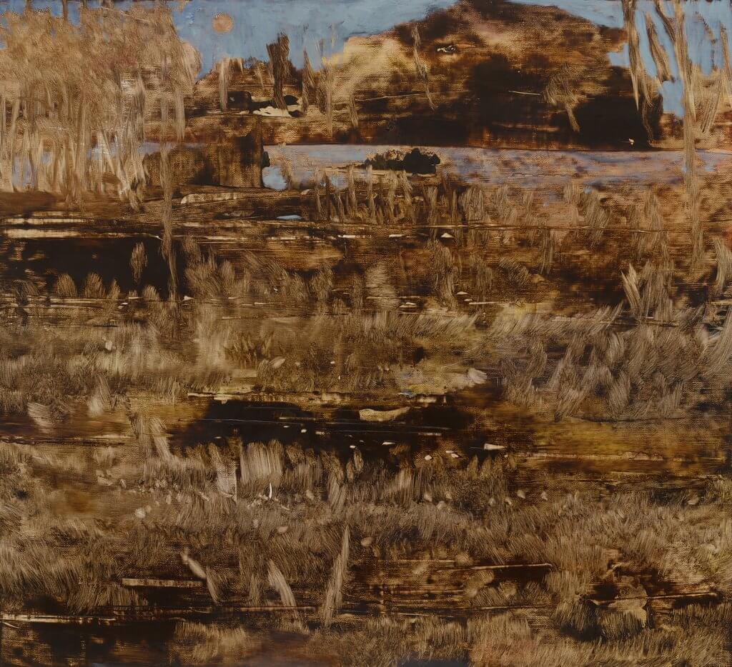 Madeline Peckenpaugh To Anti Paros, 2026 oil on linen 19 x 21 in. (48.3 x 53.3 cm.)