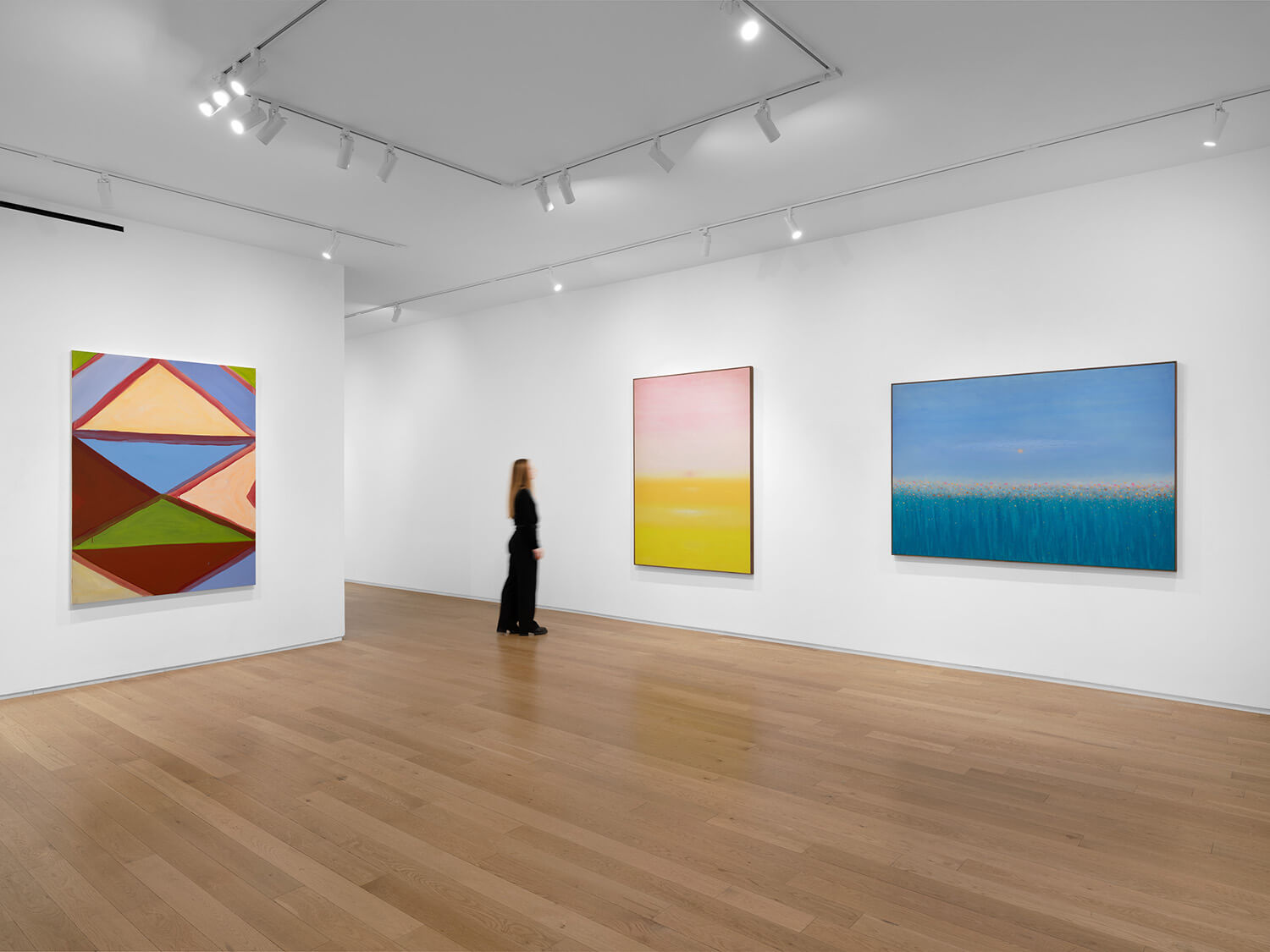 Installation image of Visual Weight (October 14-November 18, 2026) at Alexander Berggruen, NY. Photo: Daniel Greer