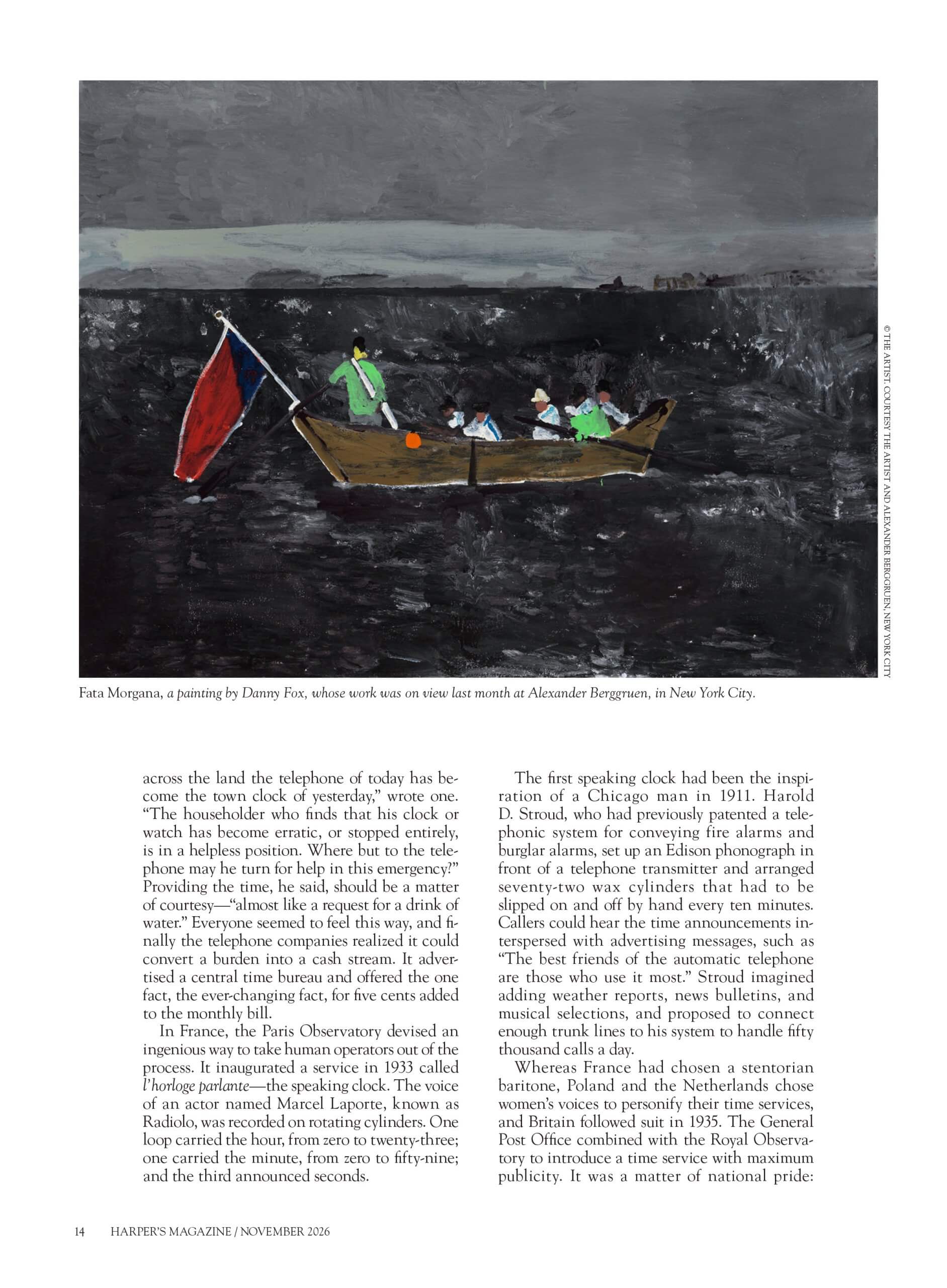Harpers Magazine November 2026 Danny Fox